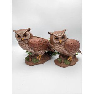 Vintage Pair of Owl Planters!